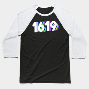 Black History Month 1619 African American Baseball T-Shirt